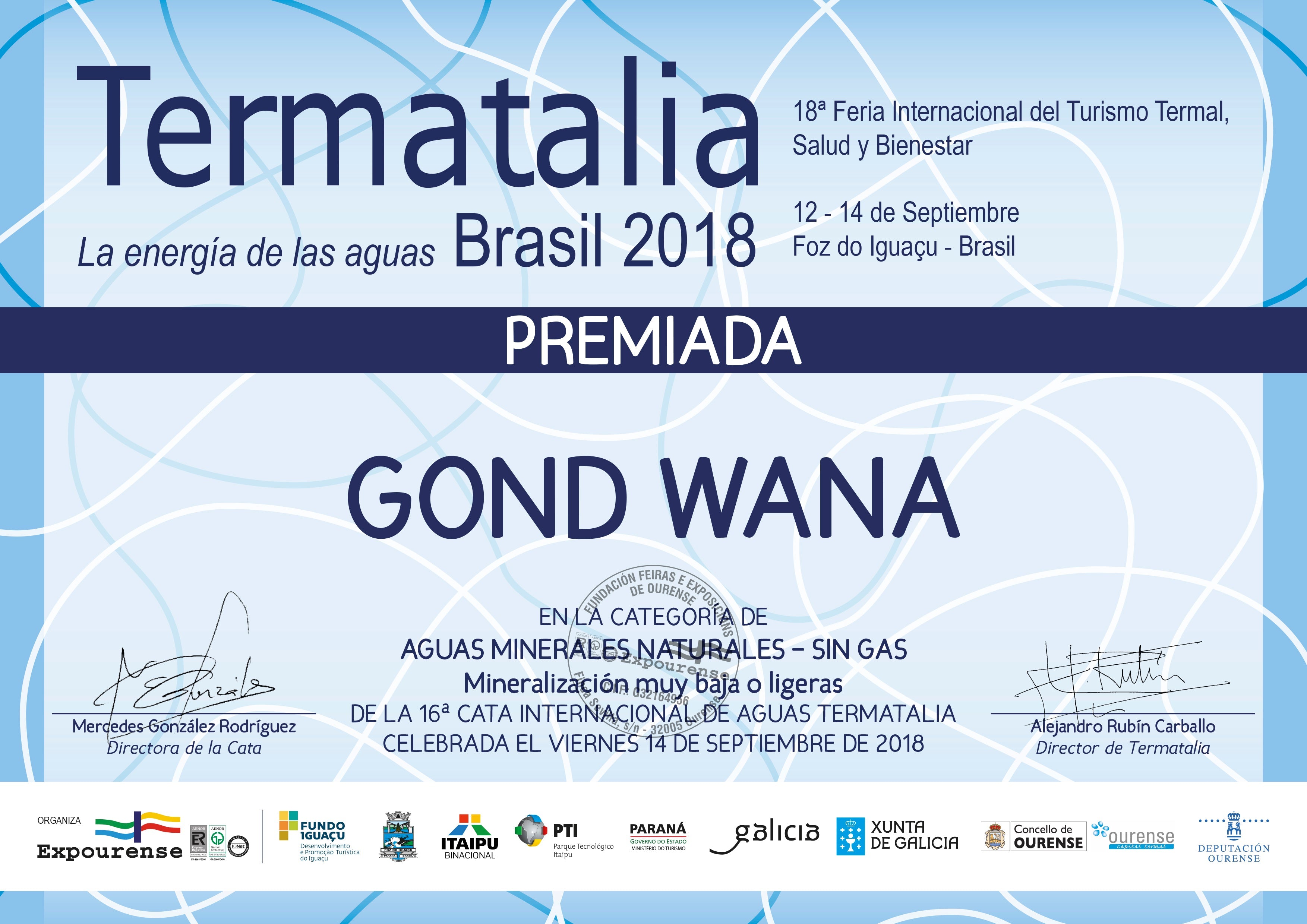 TERMATALIA BRAZIL 2018: INTERNATIONAL RECOGNITION FOR GOND WANA